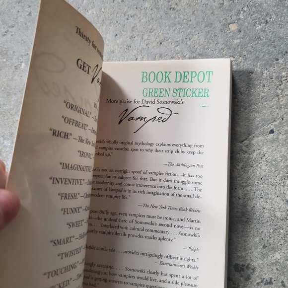 Vamped by David Sosnowski (paperback) - Picture 5 of 8